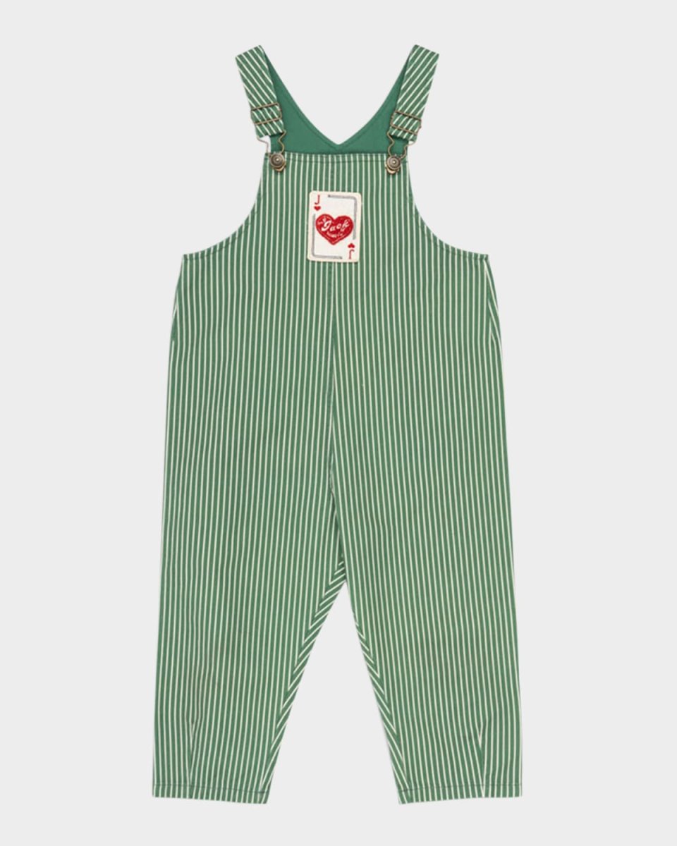 Rosie H-W x Boy's Jack Card-Print Overalls Gots 2, Size 12M-4